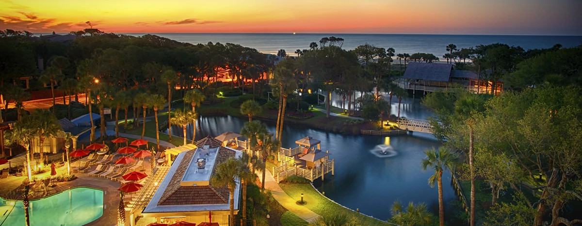 The Sonesta Resort Hilton Head Island is a favorite for families thanks to its expansive pool area, easy beach access and spacious rooms.