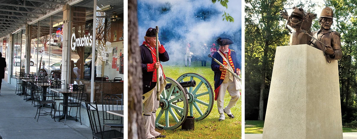 downtown Camden, Revolutionary War,  Francis Marion statue