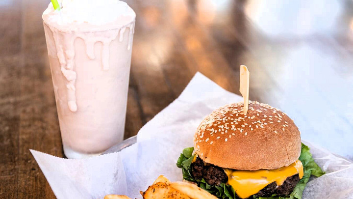 Frosty milkshakes and juicy burgers