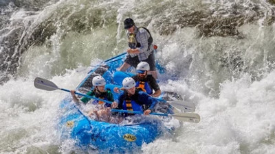 Whitewater rafting