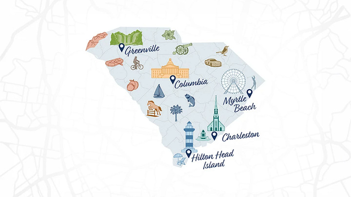 illustration of South Carolina